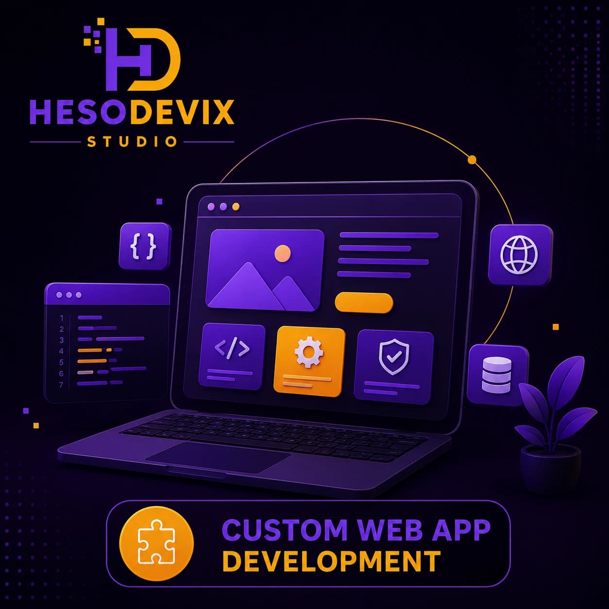 Custom Web App Development by Hesodevix Studio